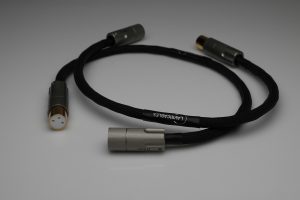 Master 14 core pure Silver XLR balanced interconnects with AECO pure copper plugs by Lavricables
