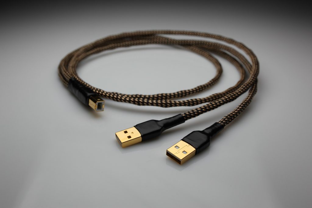 Ultimate pure Silver Dual Headed USB interconnect cable by Lavricables