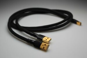 Master 20 core Dual Headed pure Silver USB A-B interconnect cable by Lavricables