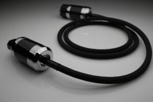 Ultimate pure Silver mains EU or UK power cable by Lavricables