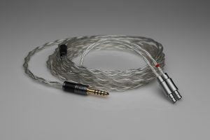 Master pure Silver awg22 multistrand litz Sennheiser HD800 HD800s HD820 HD8xx headphone upgrade cable by Lavricables