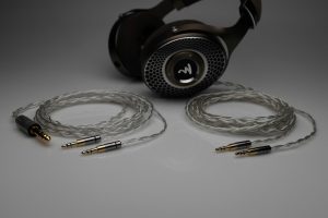 Master pure Silver Focal Elear Stellia Clear MG Elegia Elex Celestee Radiance multistrand litz awg22 headphone upgrade cable by Lavricables