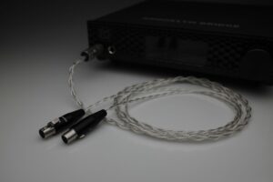 Ultimate pure Silver ZMF Atticus Aeolus Vérité Auteur Eikon Vibro Omni Blackwood multistrand litz awg25 headphone upgrade cable by Lavricables