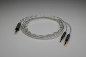 Ultimate pure Silver Sennheiser HD700 multistrand litz awg24 upgrade cable by Lavricables