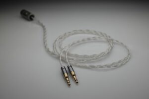 Ultimate pure Silver Focal Elear Clear Elegia Elex Radiance multistrand litz awg24 headphone upgrade cable by Lavricables
