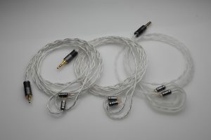 Reference pure solid silver awg28 Ultimate Ears UE5 UE6 UE7 UERR UE11 UE18 UE Live iem 2 pin upgrade cable by Lavricables