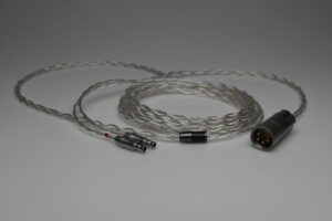 Ultimate pure Silver Sennheiser HD800 HD800s HD820 multistrand litz awg24 headphone upgrade cable by Lavricables