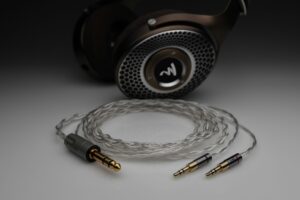 Ultimate pure Silver Focal Elear Clear MG Elegia Elex Radiance multistrand litz awg24 headphone upgrade cable by Lavricables