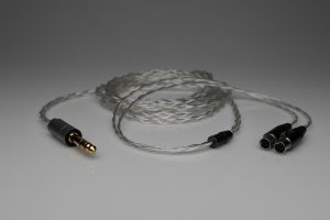 Ultimate pure Silver ZMF Atticus Aeolus Verite Auteur Eikon Vibro Omni Blackwood multistrand litz awg24 headphone upgrade cable by Lavricables