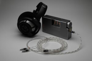 Ultimate pure Silver Sennheiser HD800 HD800s HD820 HD8xx multistrand litz awg24 headphone upgrade cable by Lavricables