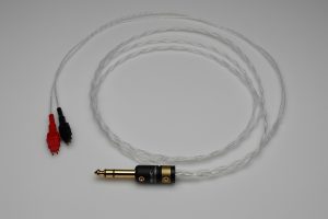 Reference pure Silver Sennheiser HD580 HD600 HD650 HD660 HD6XX HD58X headphone upgrade cable v2.0 by Lavricables