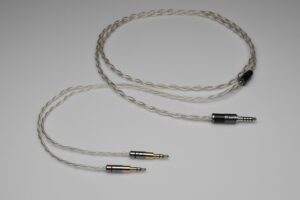Ultimate pure Silver Focal Elear Clear MG Elegia Elex Radiance multistrand litz awg24 headphone upgrade cable by Lavricables