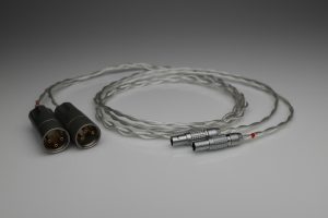 Grand 20 core pure Silver awg20 multistrand litz Focal Utopia headphone upgrade cable by Lavricables