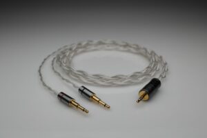 Master pure solid Silver awg22 multistrand litz Audioquest Nighthawk headphone upgrade cable by Lavricables