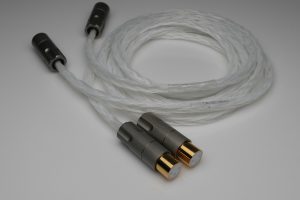 Grand 20 core pure Silver XLR balanced interconnects with AECO pure copper plugs by Lavricables