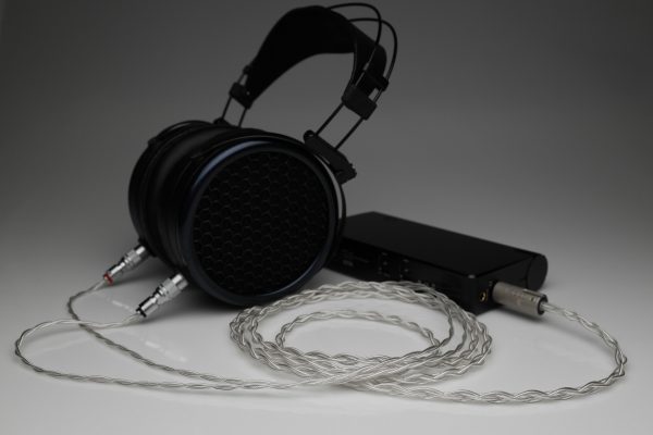 Master pure Silver awg22 multistrand litz MrSpeakers DCA Dan Clark Audio Stealth Expanse Ether Flow C Aeon Alpha Dog Alpha Prime headphone upgrade cable by Lavricables