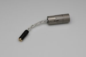 awg24 Ultimate line pure silver multistrand litz adapter interconnect female 2.5mm to xlr4 aeco