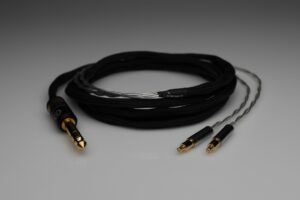 Master pure Silver awg22 multistrand litz Audio Technica ATH-ESW750 ESW950 ESW990 ADX5000 WP900 AP2000 Ti ATH-AWKT AWKT ATH-AWAS AWAS headphone upgrade cable by Lavricables