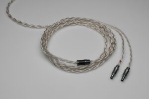 Ultimate pure Silver Campfire Cascade multistrand litz awg24 headphone upgrade cable by Lavricables