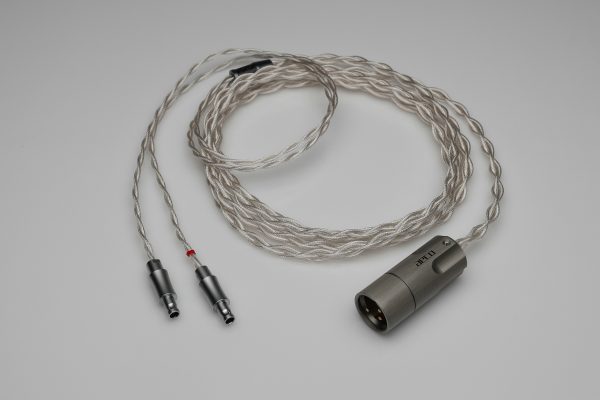Ultimate pure Silver Campfire Cascade multistrand litz awg24 headphone upgrade cable by Lavricables