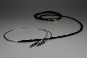 Ultimate pure Silver Audio Technica ATH-ESW750 ESW950 ESW990 ADX5000 WP900 AP2000 Ti ATH-AWKT AWKT ATH-AWAS AWAS multistrand litz awg24 headphone upgrade cable by Lavricables