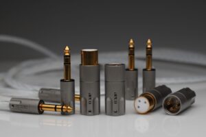AECO balanced XLR 1060 plugs for pure silver cables by Lavricables