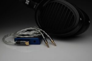 Grand 20 core pure Silver awg20 multistrand litz HiFiMan Arya HE1000se HE6se headphone upgrade cable by Lavricables