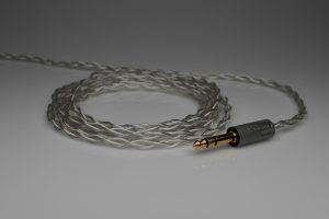 Grand pure Silver awg20 multistrand litz HiFiMan Arya HE1000se HE6se headphone upgrade cable by Lavricables