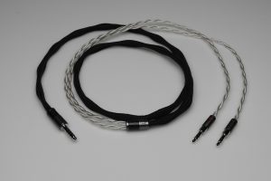 Grand pure Silver awg20 multistrand litz HiFiMan Arya HE1000se HE6se headphone upgrade cable by Lavricables