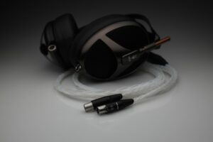 Grand 20 core pure Silver Meze Empyrean headphone upgrade cable by Lavricables