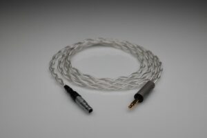 Ultimate pure Silver AKG 812 AKG 872 multistrand litz awg24 headphone upgrade cable by Lavricables