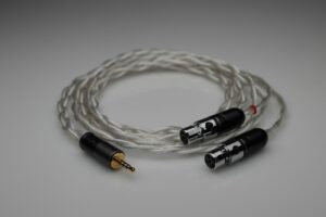 Grand pure Silver awg20 multistrand litz Meze Empyrean Elite headphone upgrade cable by Lavricables