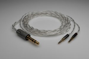 Master pure Silver HiFiMan HE1000se Arya Sundara Ananda HE6se HE5se multistrand litz awg22 headphone upgrade cable by Lavricables