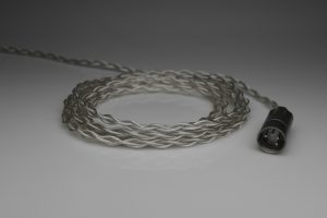 Grand pure Silver awg20 multistrand litz ZMF Aeolus Eikon Atticus Verite Auteur headphone upgrade cable by Lavricables