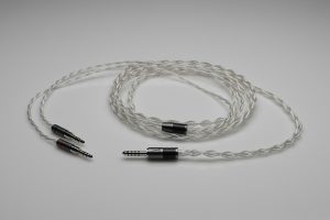 Master pure Silver Denon D9200 D7200 D5200 D7100 D600 awg22 multistrand litz headphone upgrade cable by Lavricables