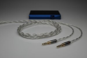 Grand pure Silver awg20 multistrand litz Focal Stellia Elear Clear Elegia Radiance headphone upgrade cable by Lavricables