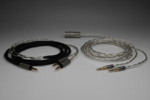 Grand pure Silver awg20 multistrand litz Focal Stellia Elear Clear Elegia Celestee Radiance headphone upgrade cable by Lavricables
