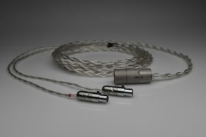 Grand pure Silver awg20 multistrand litz Abyss AB-1266 Phi TC headphone upgrade cable by Lavricables