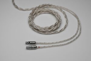 Grand pure Silver 8x awg20 multistrand litz Abyss AB-1266 Phi TC headphone upgrade cable by Lavricables