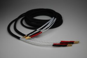 Master 20 core pure solid Silver speaker cables by Lavricables