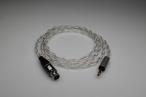 Master pure Silver Beyerdynamic DT-700 DT1770 DT1990 multistrand litz awg22 headphone upgrade cable by Lavricables