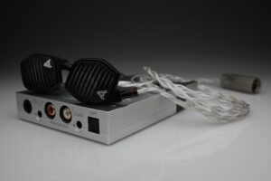 Master Silver Audeze iSine LCD-i3 LCD-i4 iSine 10 20 LCDi3 LCDi4 multistrand litz awg22 iem upgrade cable by Lavricables