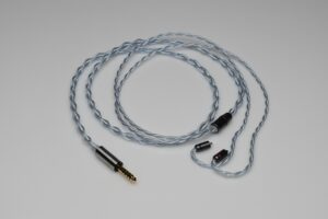 Master pure silver awg22 multistrand litz Sennheiser ie-600 ie-900 iem mmcx upgrade cable by Lavricables