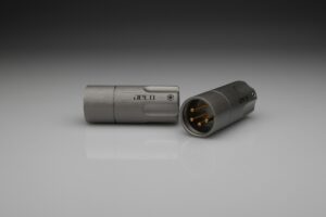 AECO AX4-1611G AX4-1611R balanced 4 pin XLR plug for pure silver cables by Lavricables