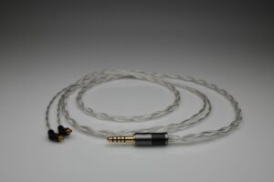 Ultimate pure Silver Etymotic Research ER4XR ER4-XR ER4SR ER4-SR multistrand litz awg24 iem upgrade cable by Lavricables