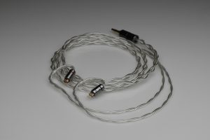 Ultimate pure silver awg24 multistrand litz 64 Audio InEar StageDiver Noble Audio EarSonics Vision Ears Unique Melody iem 2 pin upgrade cable by Lavricables