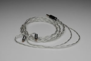 Ultimate pure silver awg24 multistrand litz 64 Audio InEar StageDiver Noble Audio EarSonics Vision Ears Unique Melody iem 2 pin upgrade cable by Lavricables