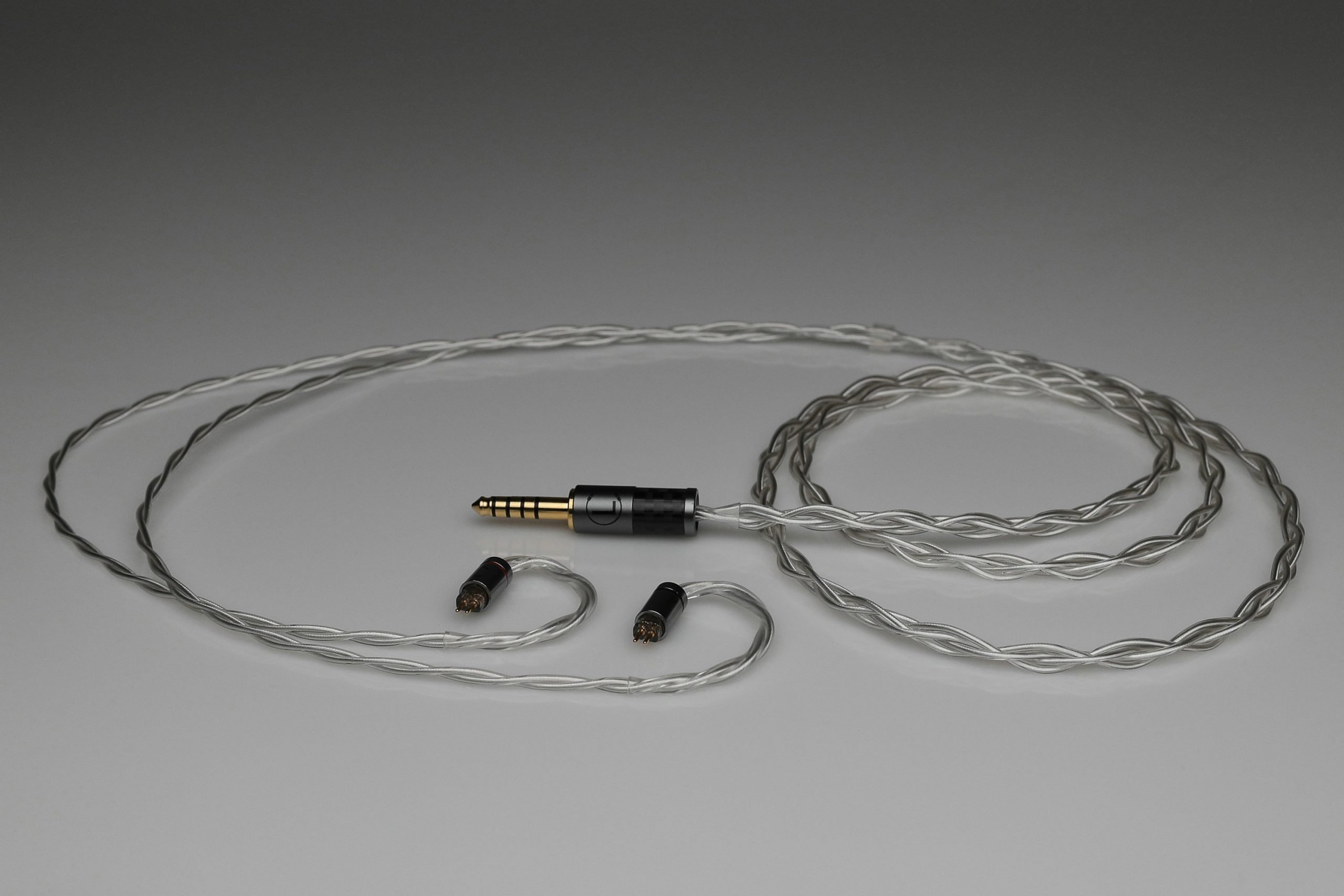 Ultimate Silver awg24 2 pin iem upgrade cable