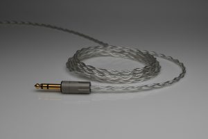Ultimate Silver Audeze iSine LCD-i3 LCD-i4 iSine 10 20 LCDi3 LCDi4 multistrand litz awg24 iem upgrade cable by Lavricables