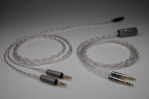 Ultimate pure Silver Audeze LCD-1 LCD1 multistrand litz awg24 headphone upgrade cable by Lavricables